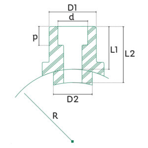 Diagrama PP-R Montura de derivación o silleta