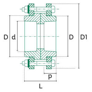 Unión bridada Tuboplus Hidráulico (PP-R)
