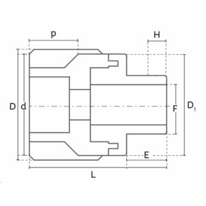 Diagrama PPR-CT Conector macho