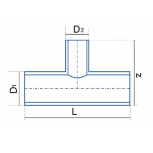 Diagrama Aire Acondicionado Tee reducida soldar a tope