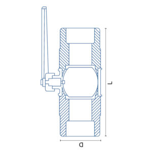 Diagrama PPR-CT RP+FV Válvula Esfera pp