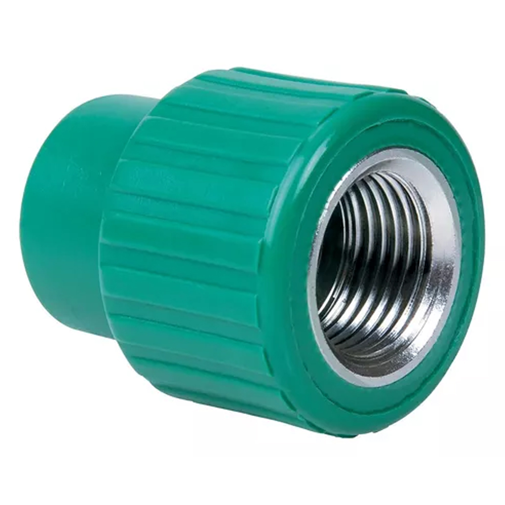 Conector hembra con espiga para termofusión Tuboplus Hidráulico (PP-R)