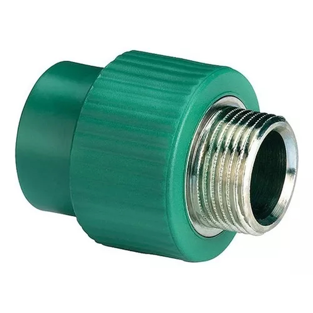 Conector macho con espiga para termofusión Tuboplus Hidráulico (PP-R)