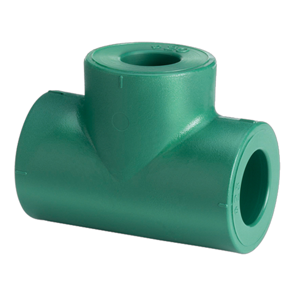 Tee reducida extrema y central Tuboplus Hidráulico (PP-R)