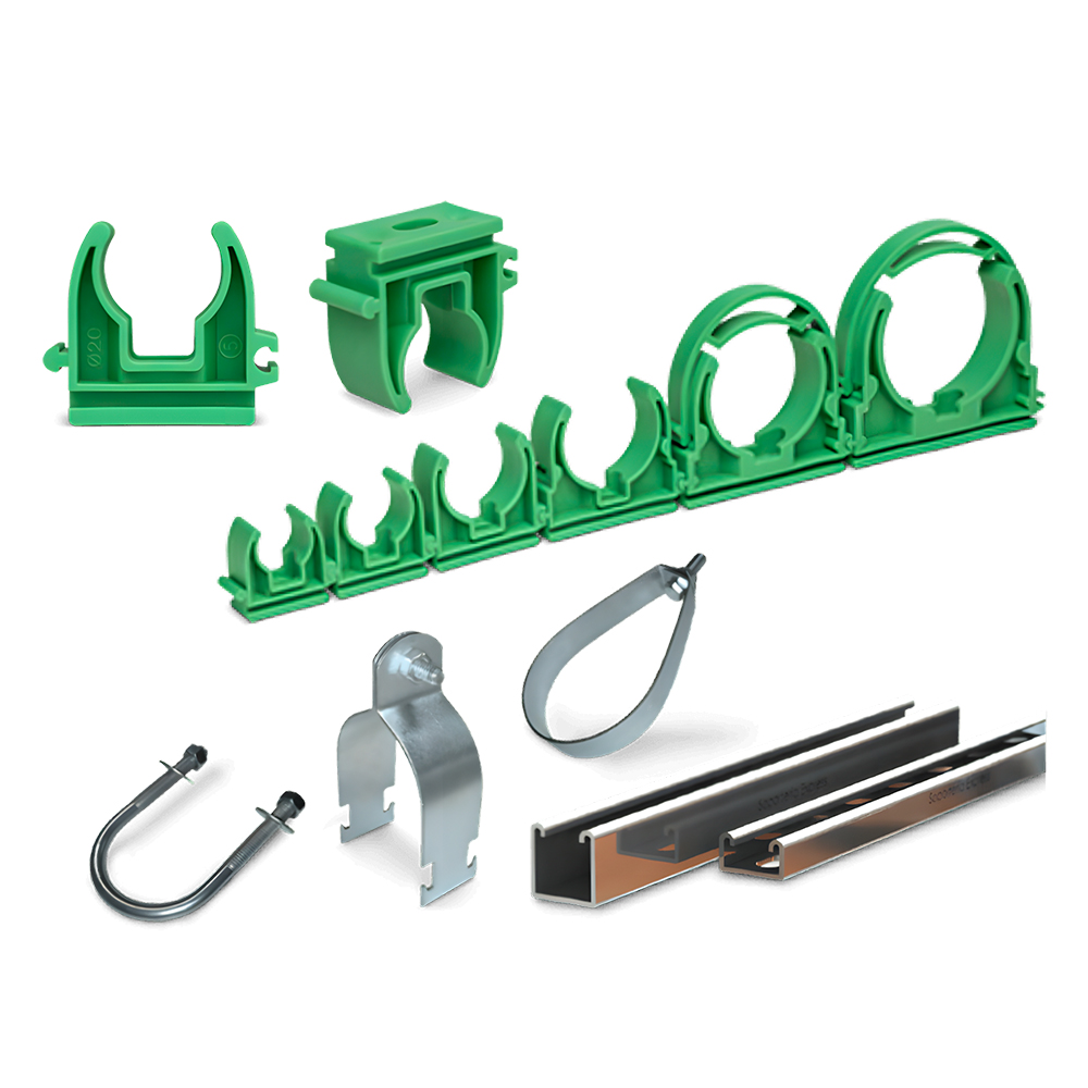 Abrazaderas y soportería