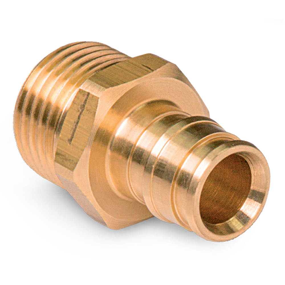 Racor macho latón NPT Tuboplus Ultraflex (PEX-a)